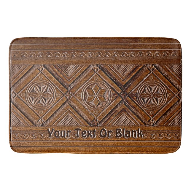 Alfombrilla De Baño Caja de madera tallada rusa (Anverso)