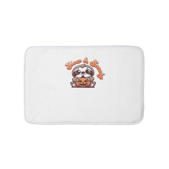 Alfombrilla De Baño Calabaza espuma lenta y espeluznante suave de Hall (Anverso)