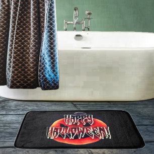 Alfombrilla De Baño Calabaza-miedo-qué