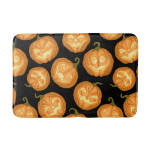 Alfombrilla De Baño Calabazas de Halloween