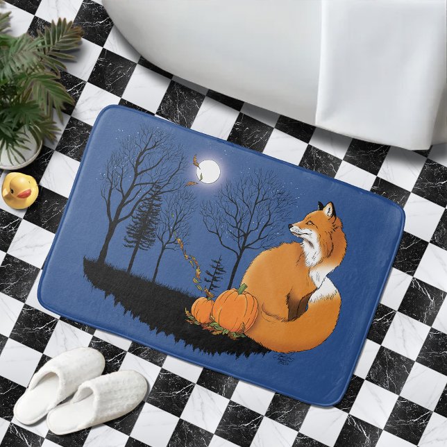 Alfombrilla De Baño Calabazas del bosque Red Fox (Subido por el creador)