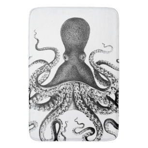 Alfombrilla De Baño Calamar gigante del mar
