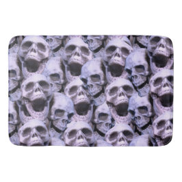 Alfombrilla De Baño Calaveras moradas