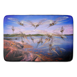 Alfombrilla De Baño Calentamiento de mosquitos, fiordo de Escandinavia