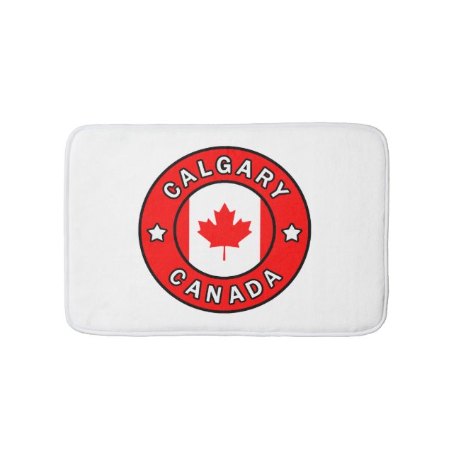 Alfombrilla De Baño Calgary Canada (Anverso)