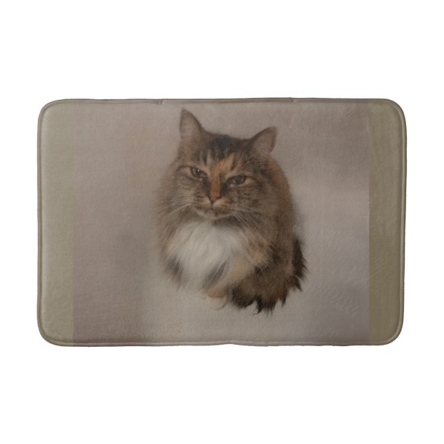 Alfombrilla De Baño Calico Cat Bath Mat (Anverso)