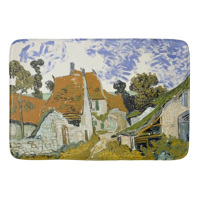 Alfombrilla De Baño Calle Auvers-sur-Oise Vincent van Gogh (Anverso)