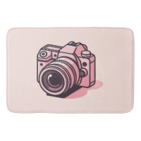 Cámara réflex digital rosa de moda personalizada