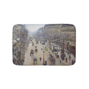 Alfombrilla De Baño Camille Pissarro - Boulevard Montmartre, mañana