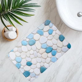 Alfombrilla De Baño Camino de guijarros imitación bajo el agua