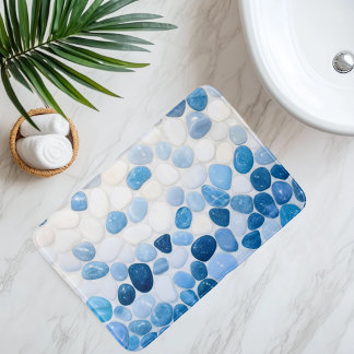 Alfombrilla De Baño Camino de guijarros imitación bajo el agua