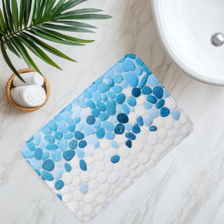Alfombrilla De Baño Camino de guijarros imitación bajo el agua