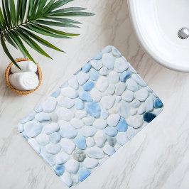 Alfombrilla De Baño Camino de guijarros imitación bajo el agua