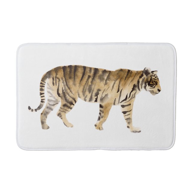 Alfombrilla De Baño Camino de tigres acuáticos (Anverso)