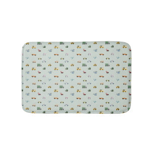 Alfombrilla De Baño Camión de niños, patrón de vehículo