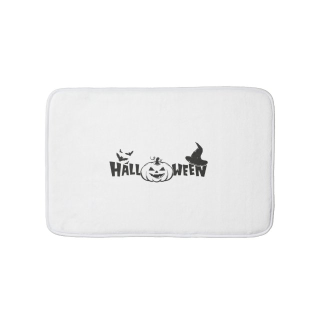 Alfombrilla De Baño Camisa de Halloween, divertida camiseta de Hallowe (Anverso)