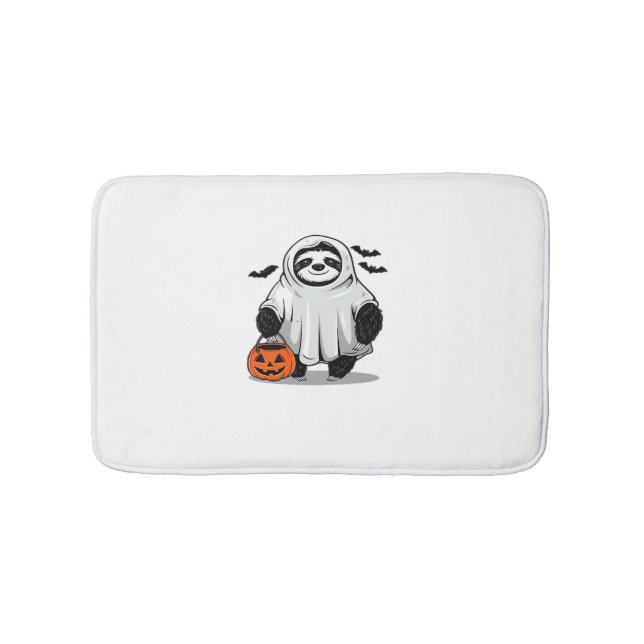 Alfombrilla De Baño Camiseta de Halloween eslota Adorable y Spooky D (Anverso)