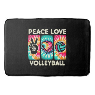 Alfombrilla De Baño Camiseta de voleibol para adolescentes mujeres chi