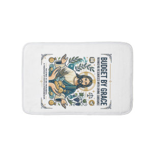 Alfombrilla De Baño Camiseta Recorrido Sin Deudas Paz Financiera De Je