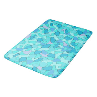 Alfombrilla De Baño Camo Aqua