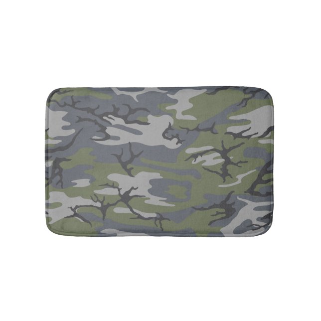 Alfombrilla De Baño Camo de cosecha de algas (Anverso)