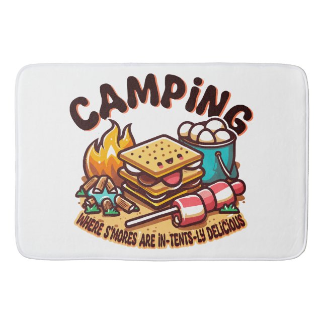 Alfombrilla De Baño campamento de smores (Anverso)