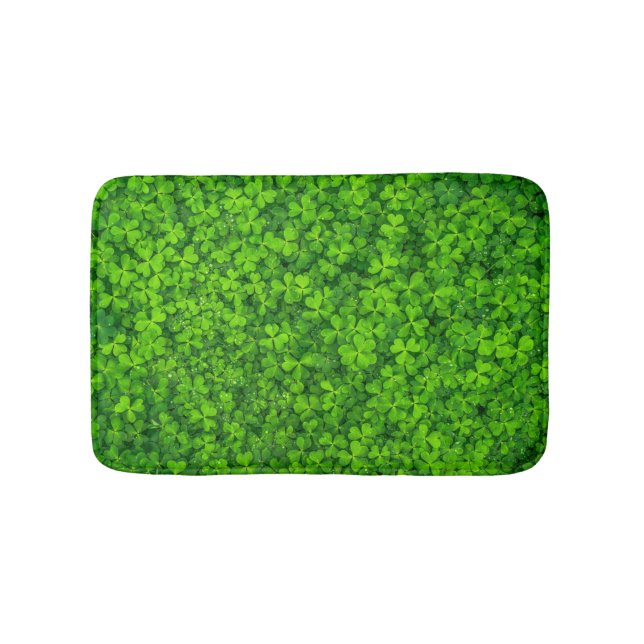 Alfombrilla De Baño Campo de Shamrock (Anverso)