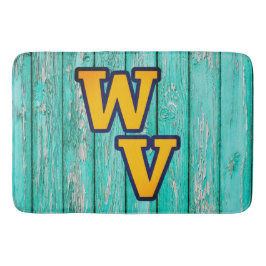 Alfombrilla De Baño Campo Primitivo de Madera Antigua