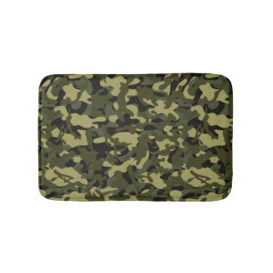 Alfombrilla De Baño Camuflaje de la Primavera del Euro