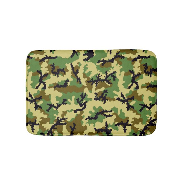 Alfombrilla De Baño Camuflaje de Woodland (Anverso)