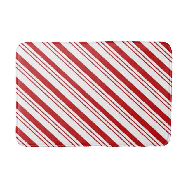 Alfombrilla De Baño Candy Cane Stripes (Anverso)