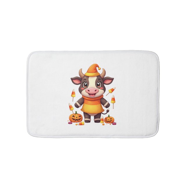 Alfombrilla De Baño Candy Corn Cow (Anverso)