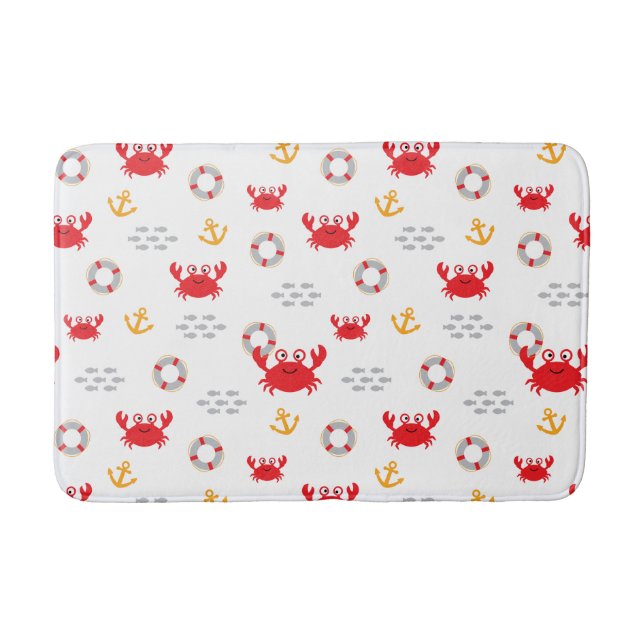 Alfombrilla De Baño Cangrejo con vida (Anverso)