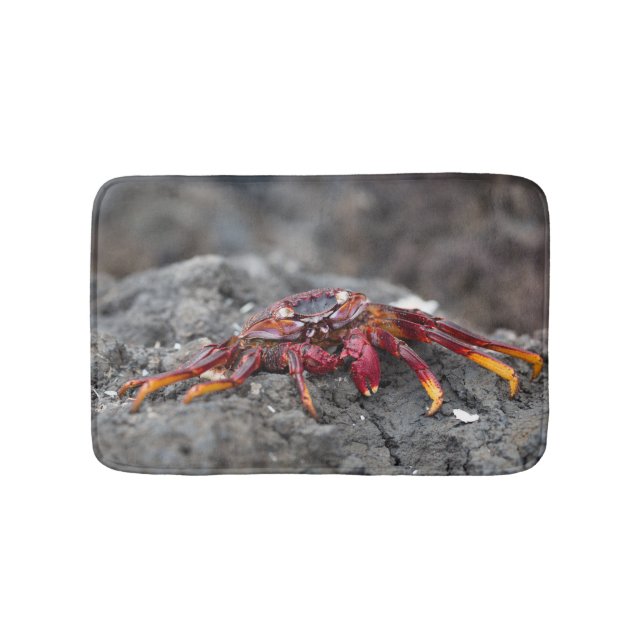 Alfombrilla De Baño Cangrejo de roca roja (Anverso)