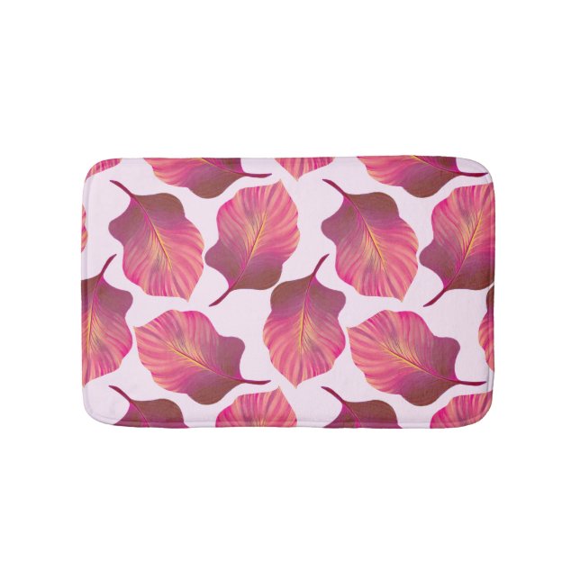 Alfombrilla De Baño Canna Tropicanna sale de rosa (Anverso)