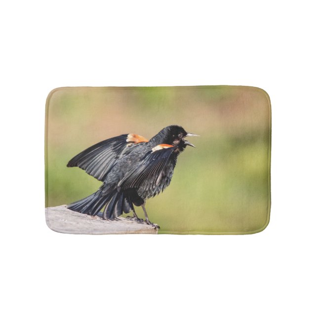 Alfombrilla De Baño Canto de Red Wingbird (Anverso)