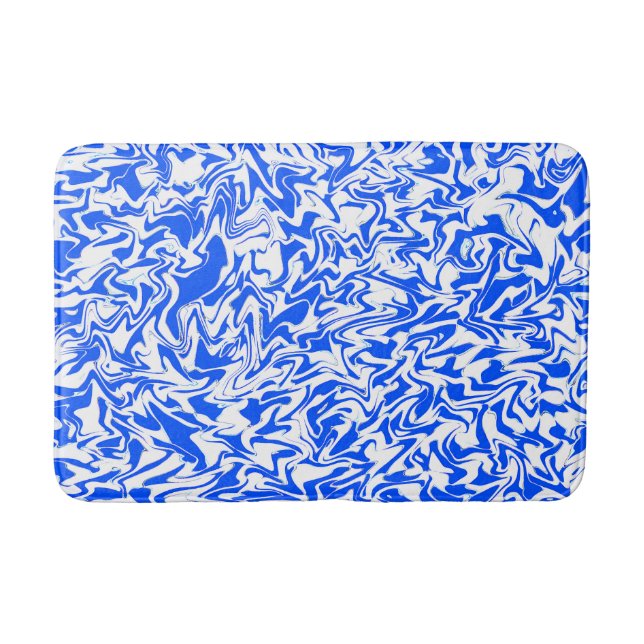 Alfombrilla De Baño Caos azul...... (Anverso)