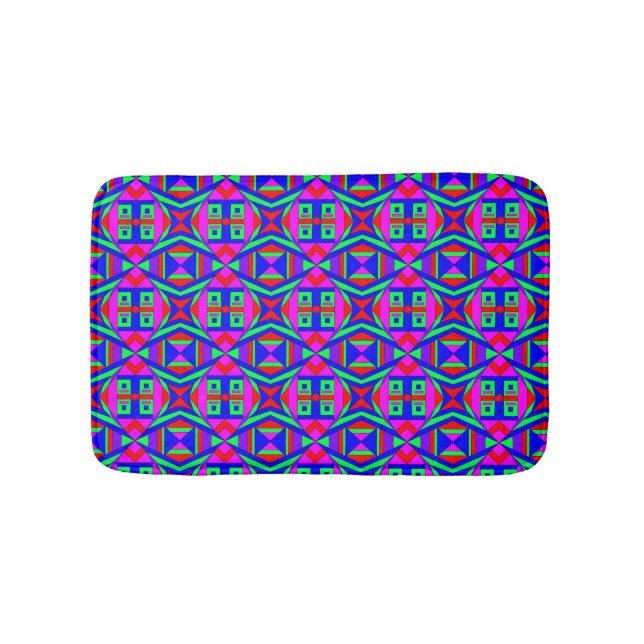 Alfombrilla De Baño Caos colorido 42 (Anverso)