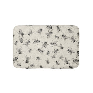 Alfombrilla De Baño Caos de la mosca de la casa