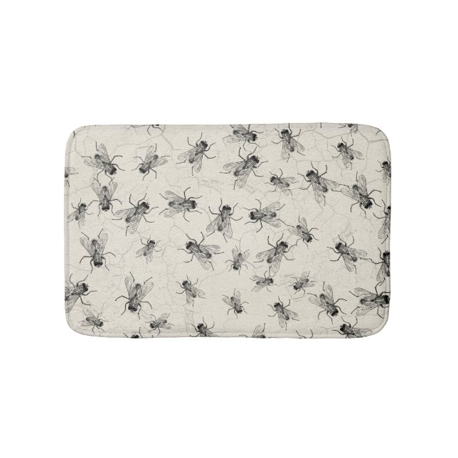 Alfombrilla De Baño Caos de la mosca de la casa (Anverso)
