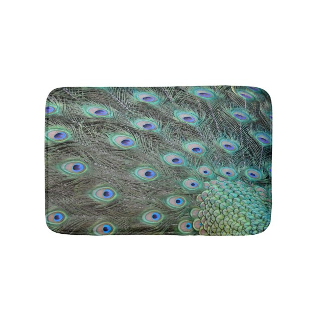 Alfombrilla De Baño Caperas de cola de pavo real (Anverso)