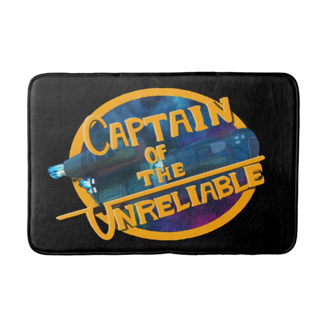 Alfombrilla De Baño Capitán de los poco confiables (Anverso)