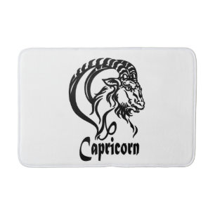 Alfombrilla De Baño Capricornio la Cabra Cabra Zodiaco