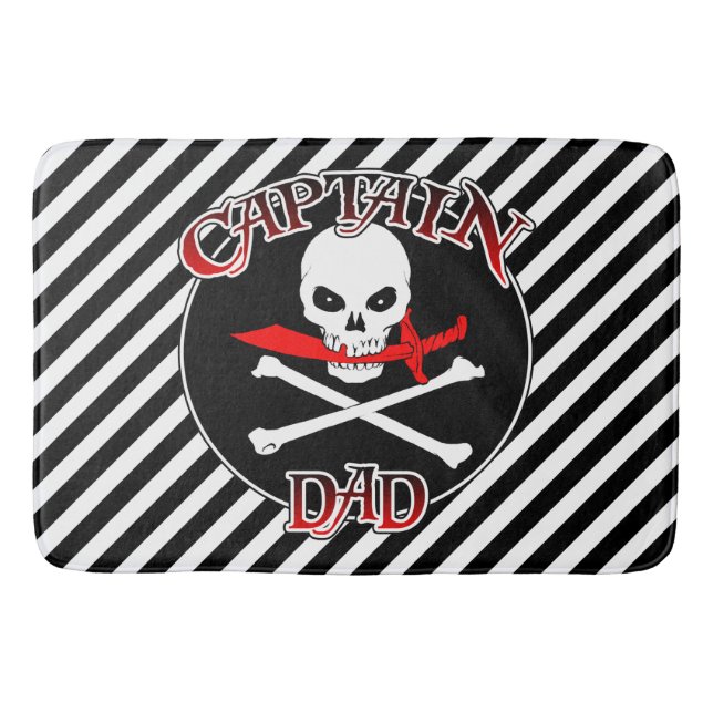 Alfombrilla De Baño Captain Dad Bath Mat (Anverso)
