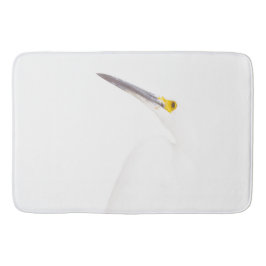 Alfombrilla De Baño Captura de cabeza de Egret