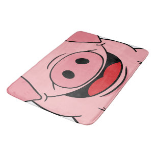 Alfombrilla De Baño Cara de cerdo