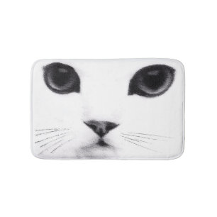 Alfombrilla De Baño Características de la cara del gatito