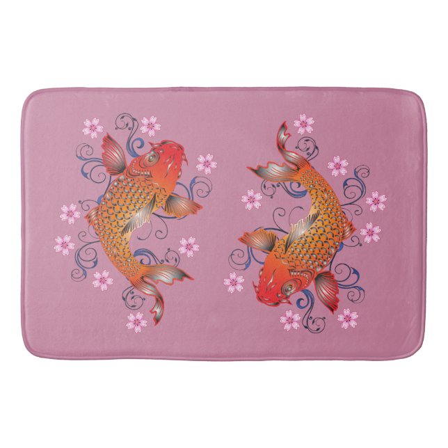 Alfombrilla De Baño Carpa de Koi (Anverso)