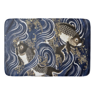 Alfombrilla De Baño Carpas japonesas Mat de baño