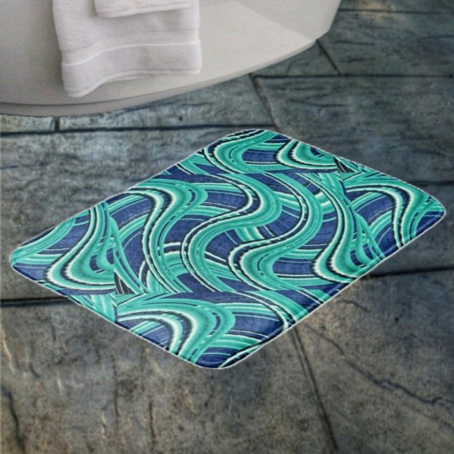 Alfombrilla De Baño Carreteras (This Highways Bath Mat comes with matching shower curtain!)